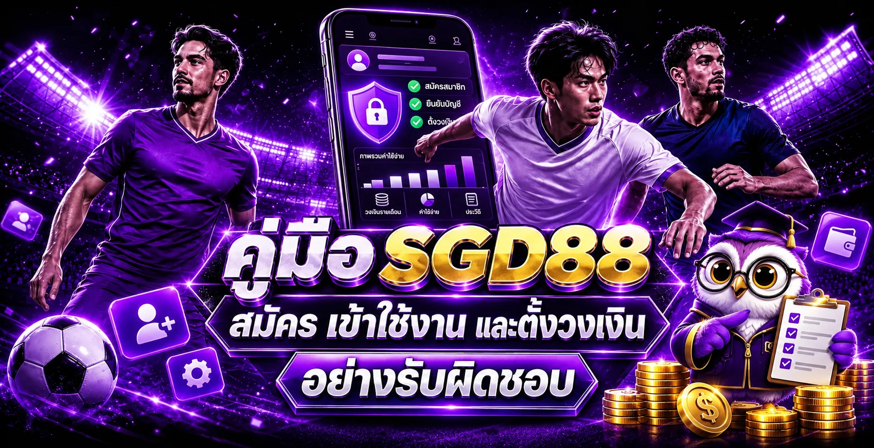 SGD88 สมัครและเข้าใช้งาน พร้อมวิธีตั้งวงเงินอย่างรับผิดชอบ